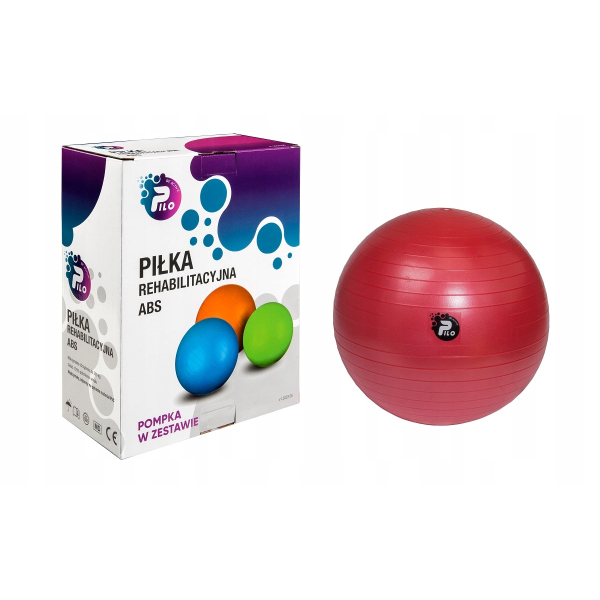 Piłka Rehabilitacyjna 55 cm ABS do ćwiczeń – Fitness i joga z pompka